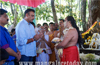 Team  India Director Ravi Shastri offers prayers at Karvalu Mahavishnu Temple
